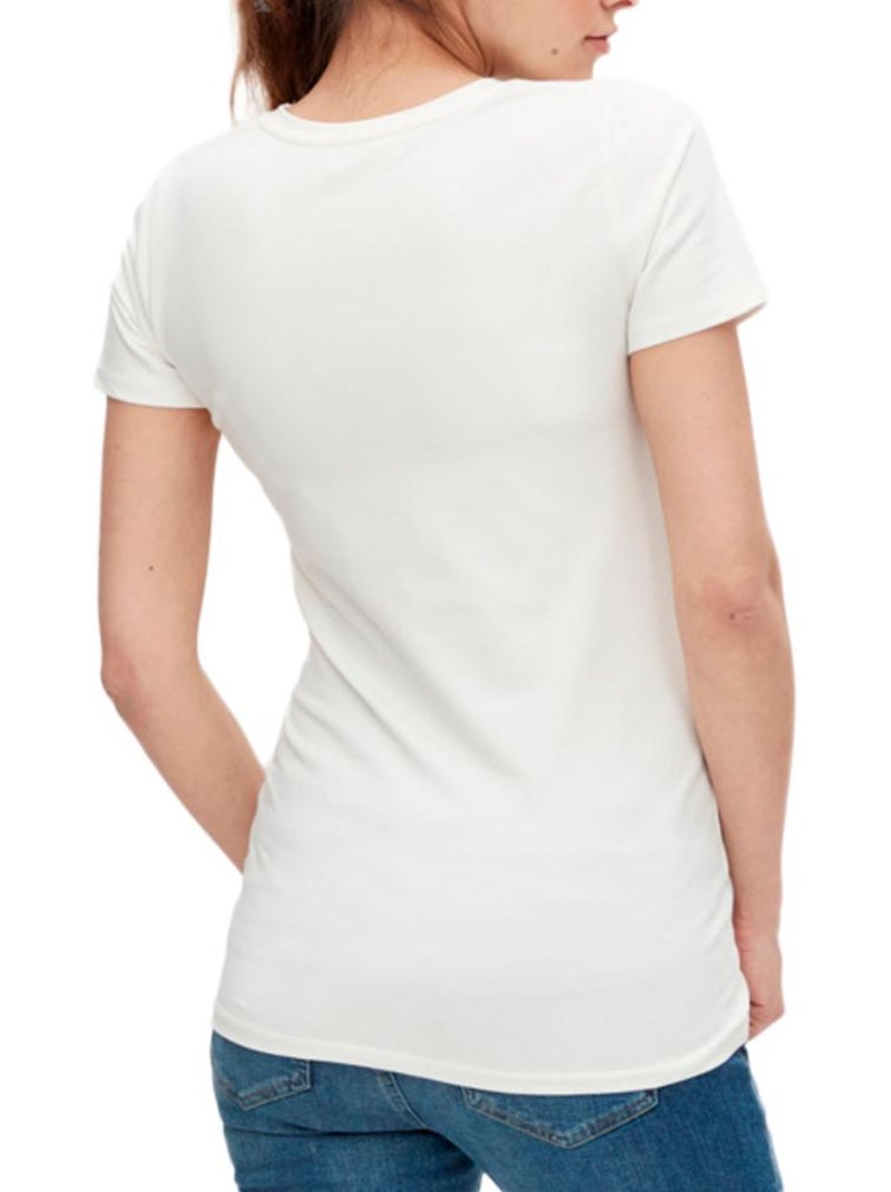 T-shirt Femme Mamalicious Blanc - Kiabi