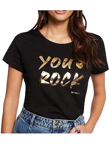 T-shirt Doré Femme Morgan DYOU