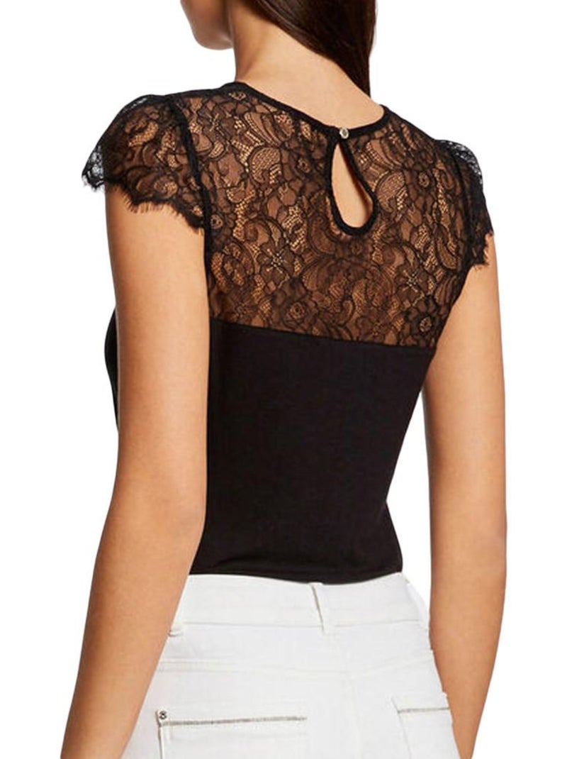T-shirt  Femme Morgan Giulia Noir - Kiabi