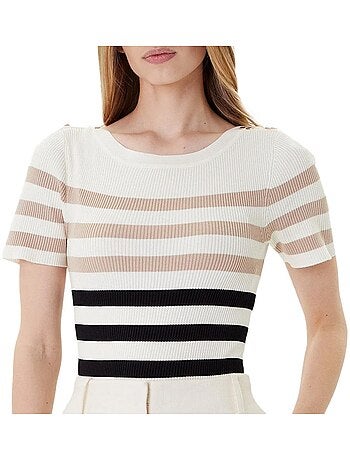 T-Shirt Femme Morgan Rayure