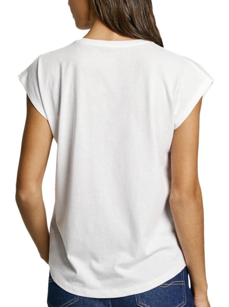 T-Shirt Femme Pepe jeans Blanc - Kiabi