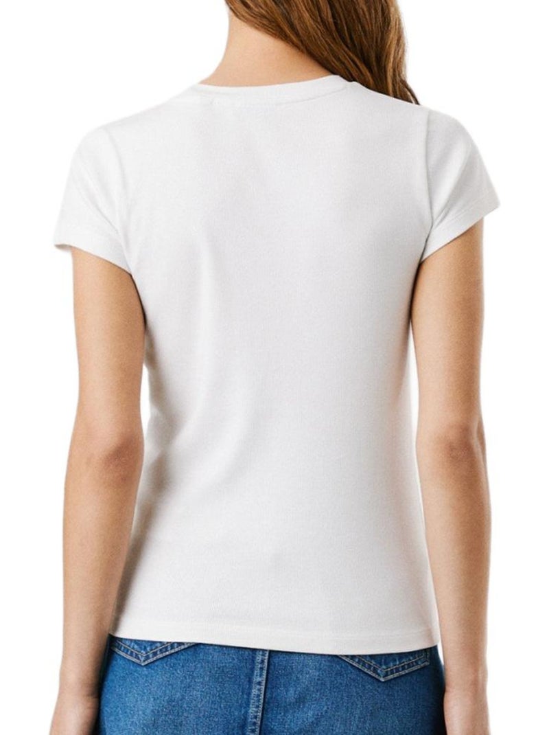 T-Shirt Femme Pepe jeans Blanc - Kiabi