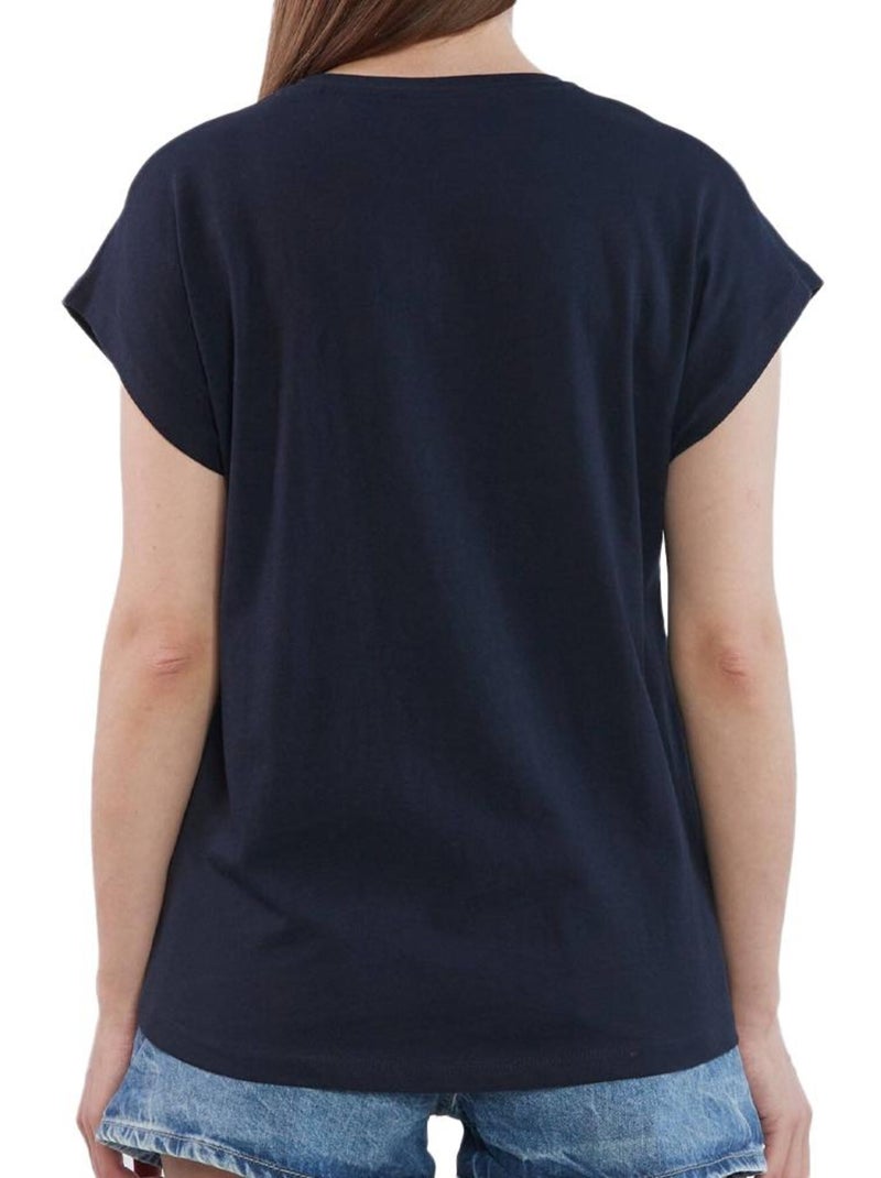 T-shirt femme pepe jeans Bleu marine - Kiabi