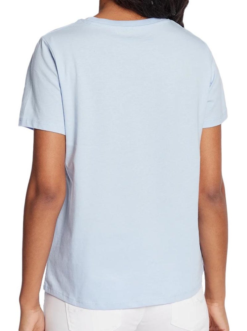 T-shirt Femme Pepe Jeans Bleu - Kiabi