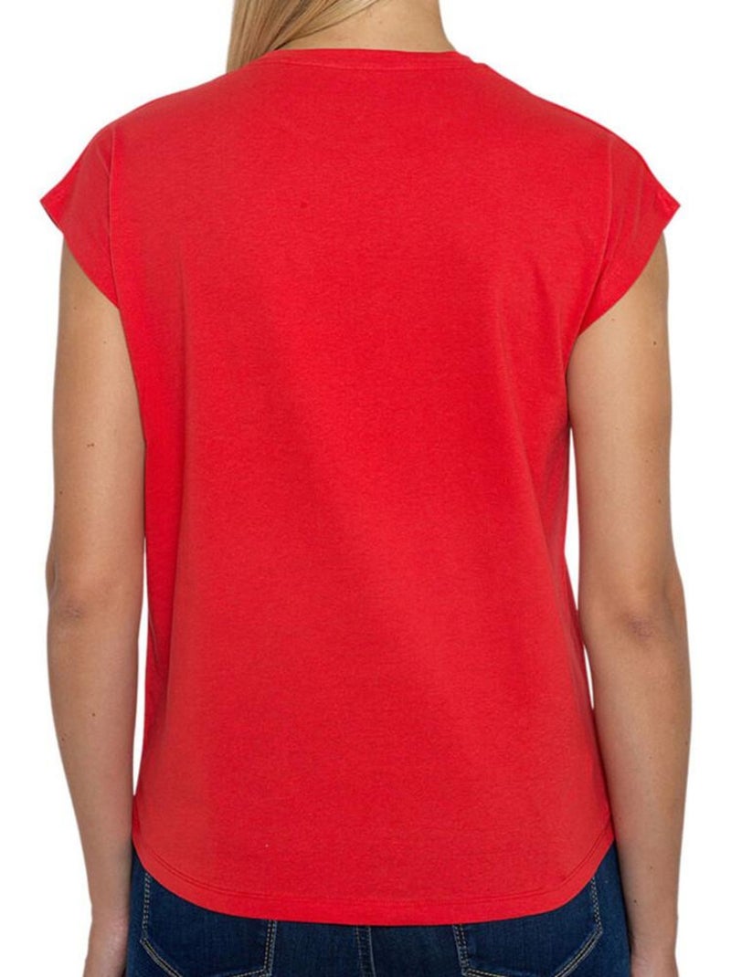T-shirt  Femme Pepe Jeans Bloom Rouge coquelicot - Kiabi