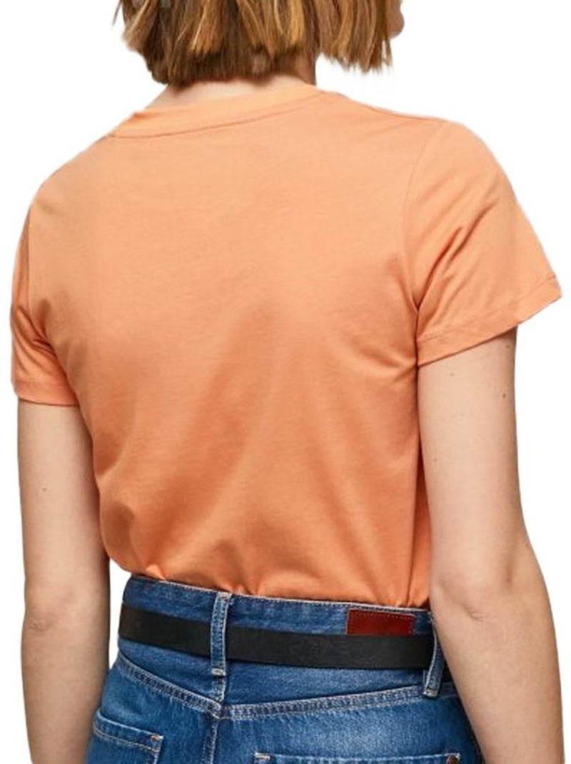 T-shirt Femme Pepe jeans Orange - Kiabi