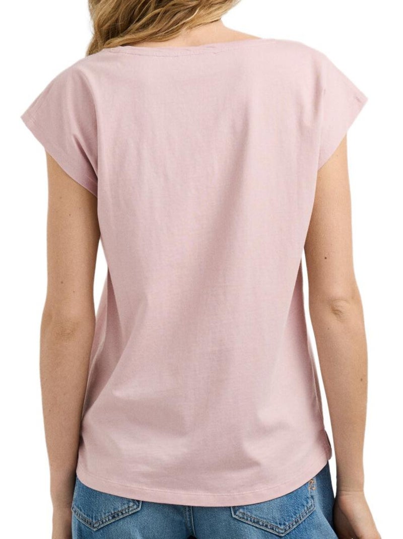 T-shirt femme pepe jeans Rose - Kiabi