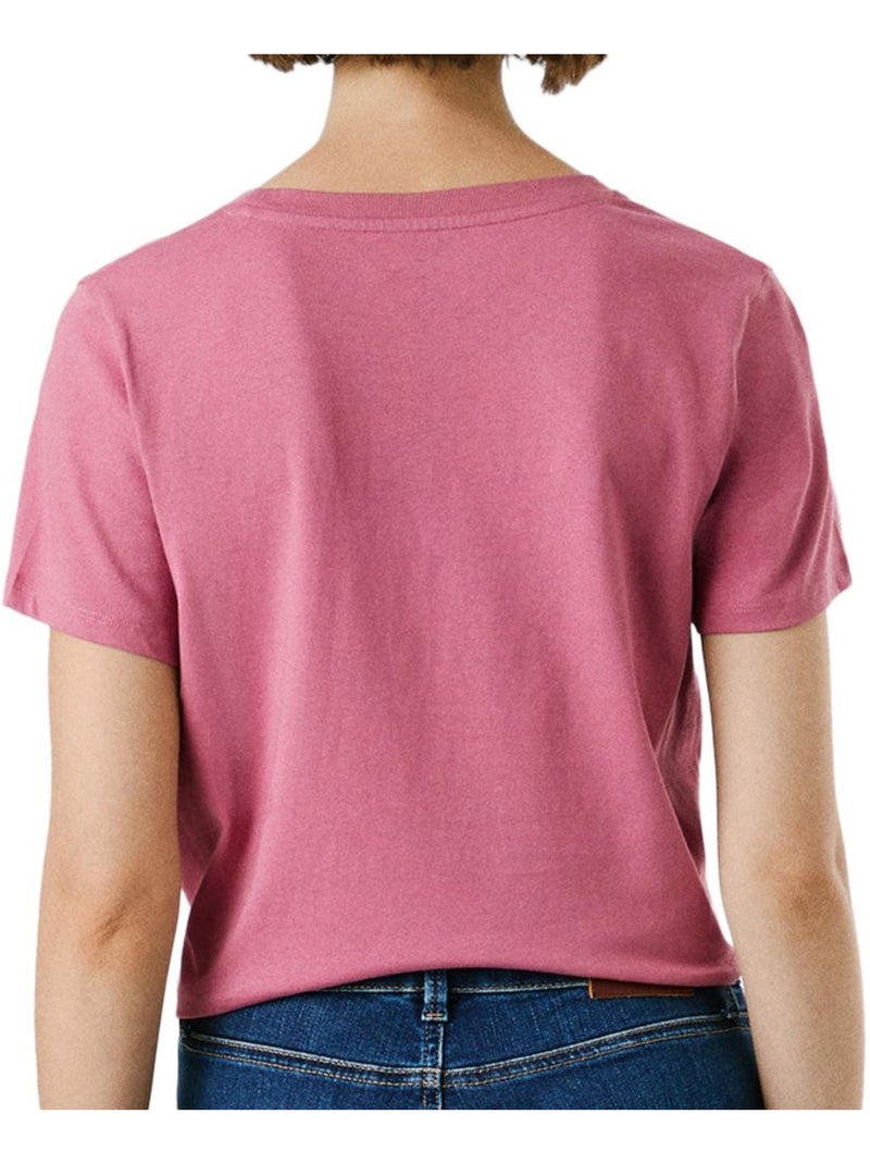T-Shirt Femme Pepe jeans Rose - Kiabi