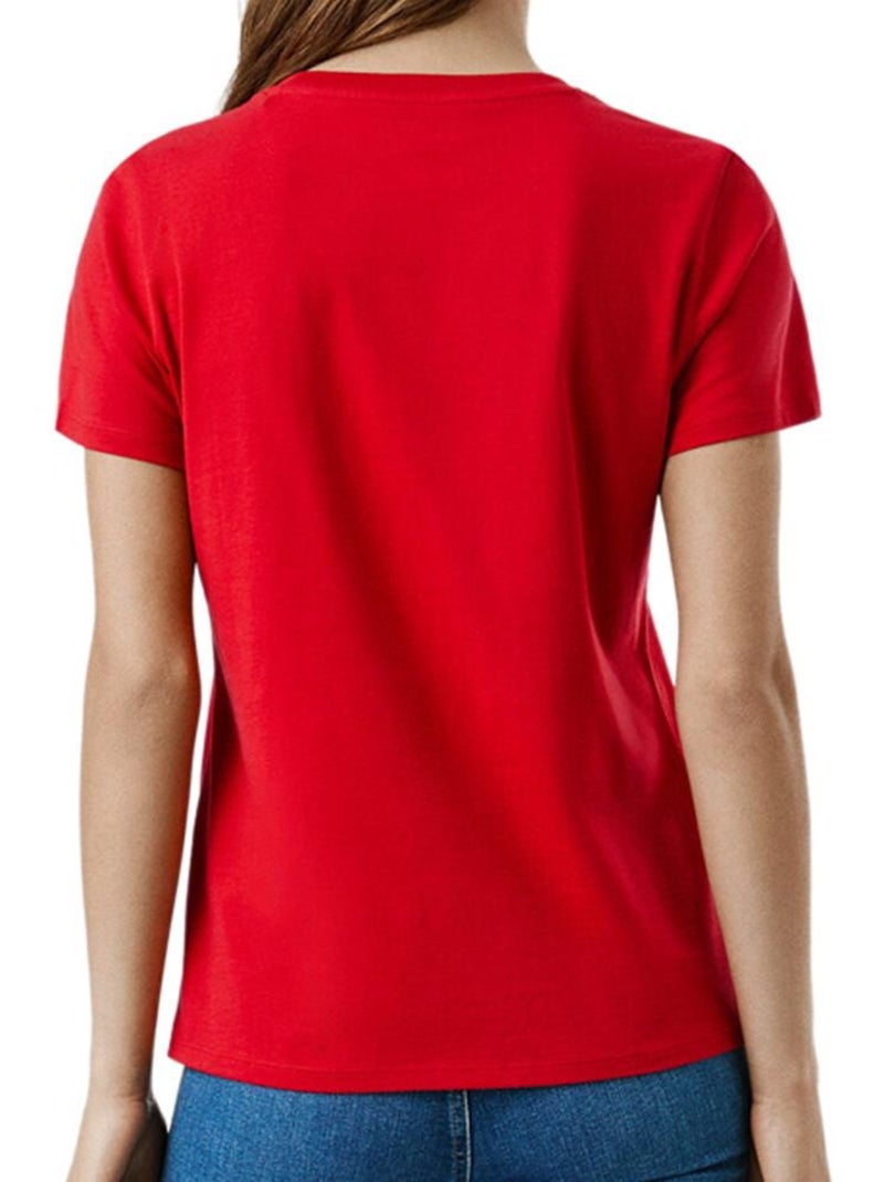 T-Shirt Femme Pepe jeans Rouge - Kiabi