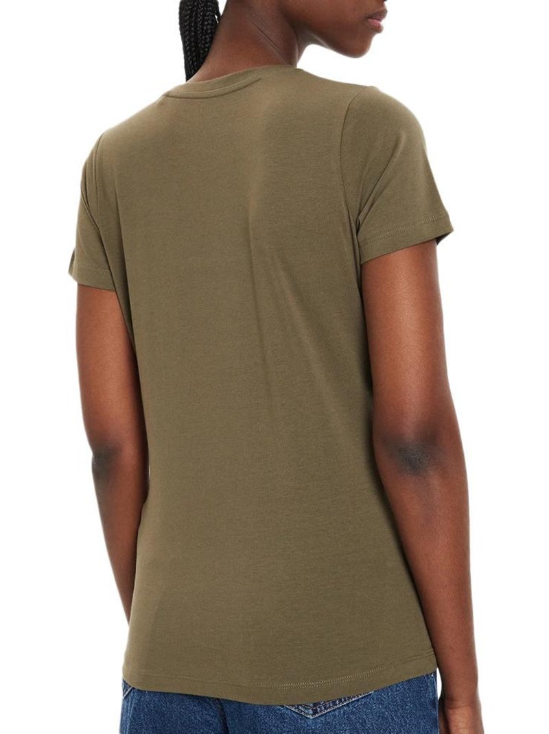 T-Shirt Femme Pepe jeans Vert kaki clair - Kiabi