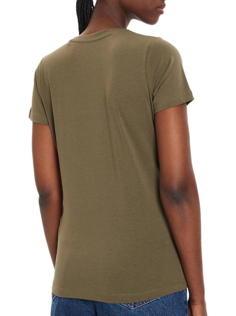 T-Shirt Femme Pepe jeans Vert kaki clair - Kiabi