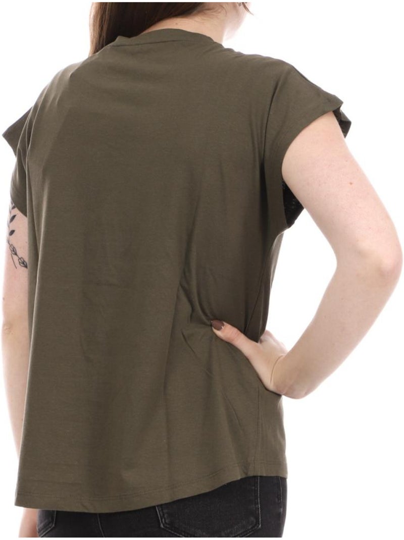 T-shirt Femme Pepe Jeans Vert kaki clair - Kiabi