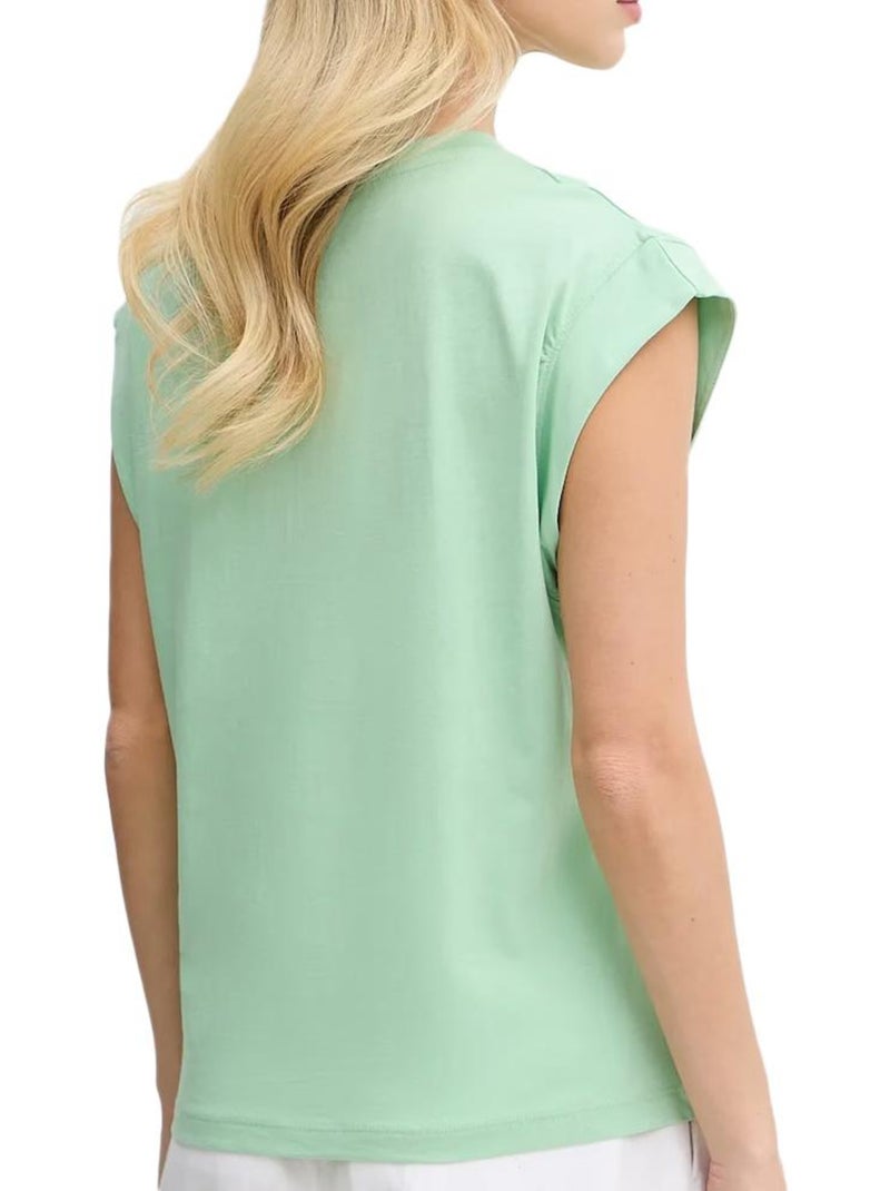 T-shirt Femme Pepe Jeans Vert - Kiabi