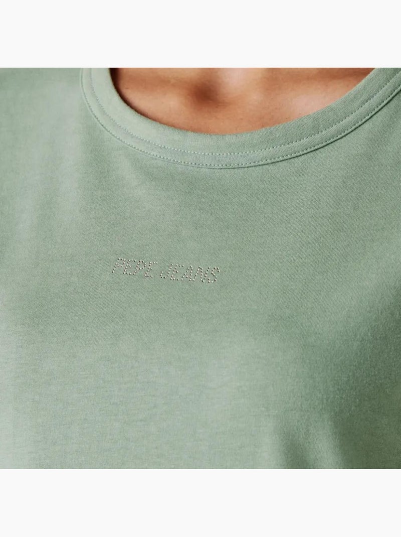 T-Shirt Femme Pepe jeans Vert - Kiabi