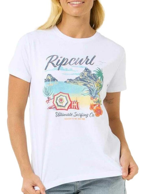 T-Shirt  Femme Rip Curl Crystal Standard - Kiabi