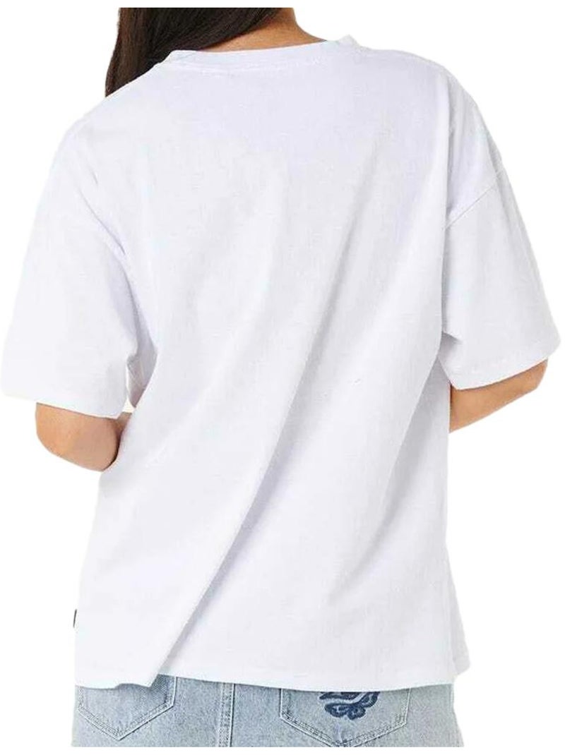 T-Shirt  Femme Rip Curl Vedra Blanc - Kiabi