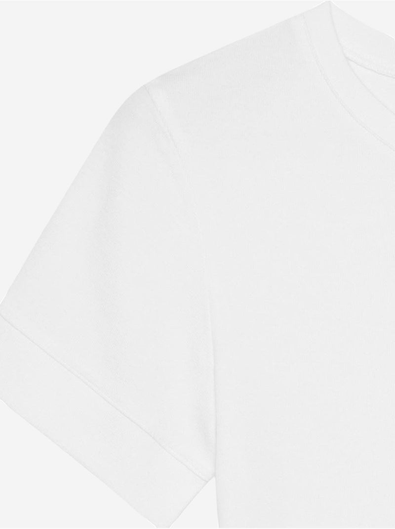 T-shirt femme slim à col rond dilvin Blanc - Kiabi