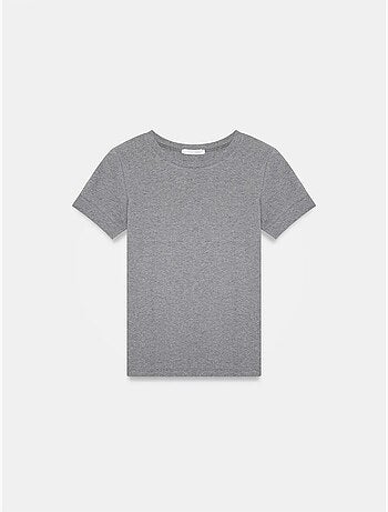 T-shirt femme slim à col rond dilvin