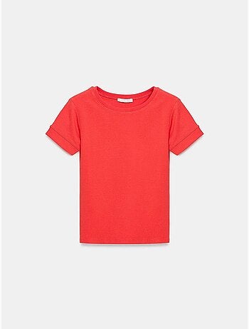 T-shirt femme slim à col rond dilvin