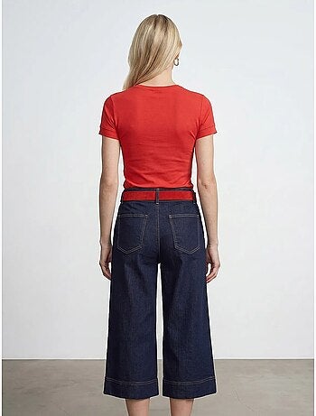 T-shirt femme slim à col rond dilvin
