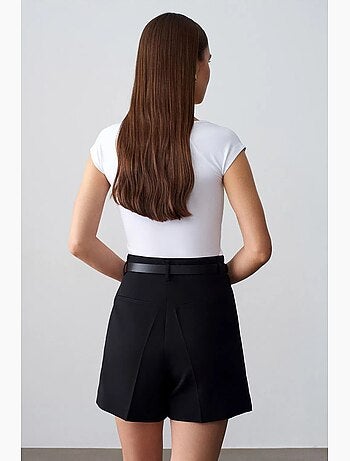 T-shirt femme slim à col v dilvin