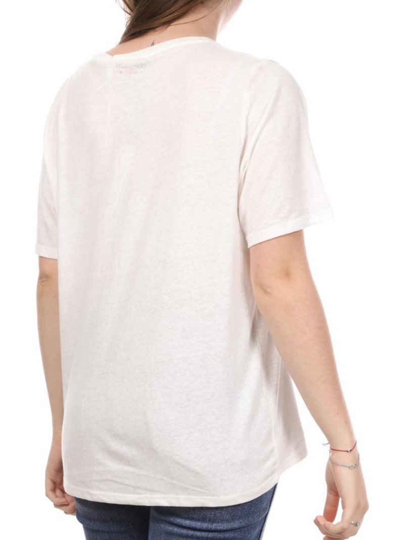 T-shirt Femme Teddy Smith Blanc - Kiabi