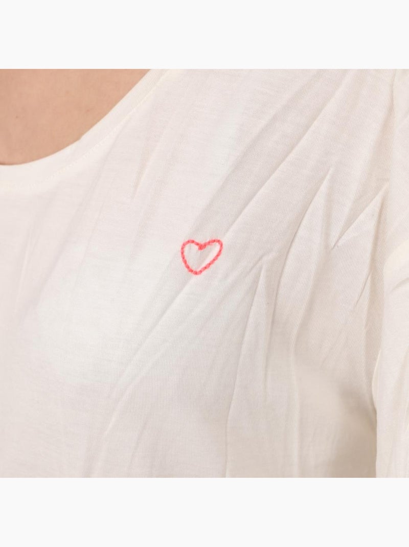 T-shirt Femme Teddy Smith Blanc - Kiabi