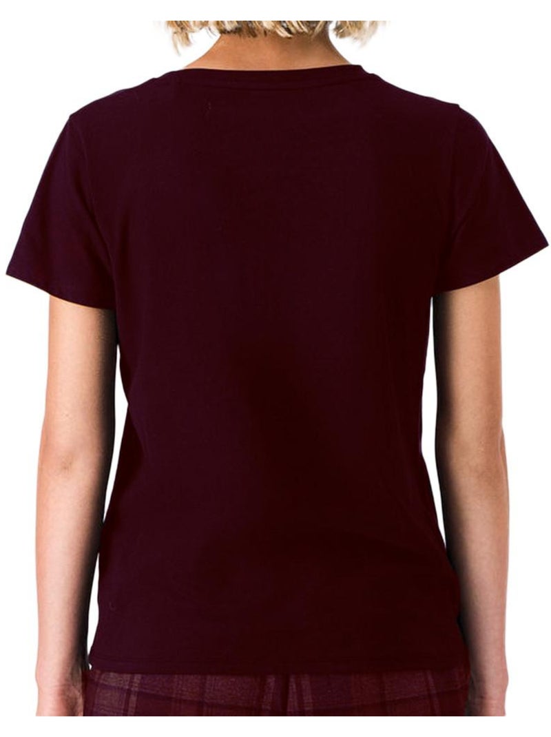 T-shirt Femme Teddy Smith Marron cappuccino - Kiabi
