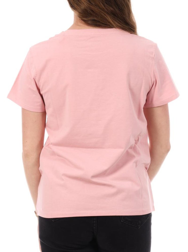 T-Shirt Femme Teddy Smith Rose clair - Kiabi