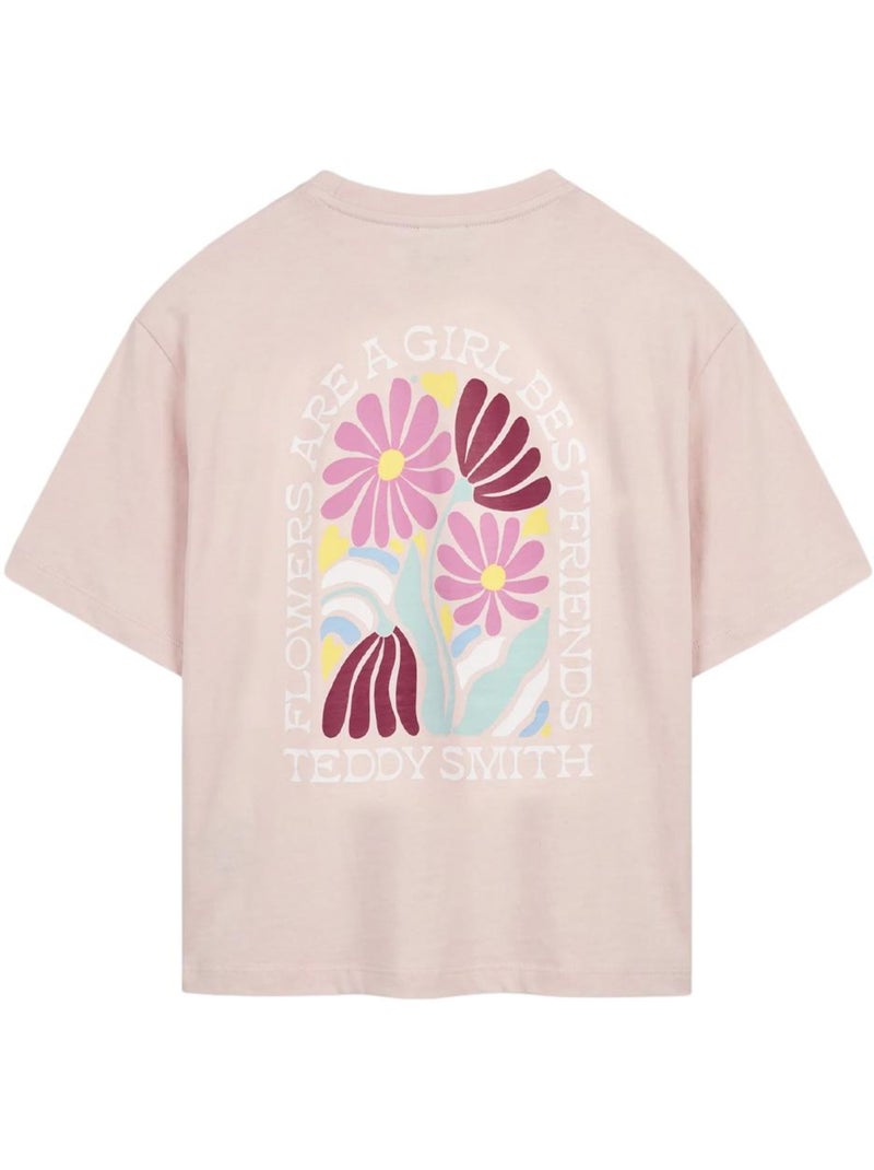 T-shirt femme teddy smith Rose - Kiabi