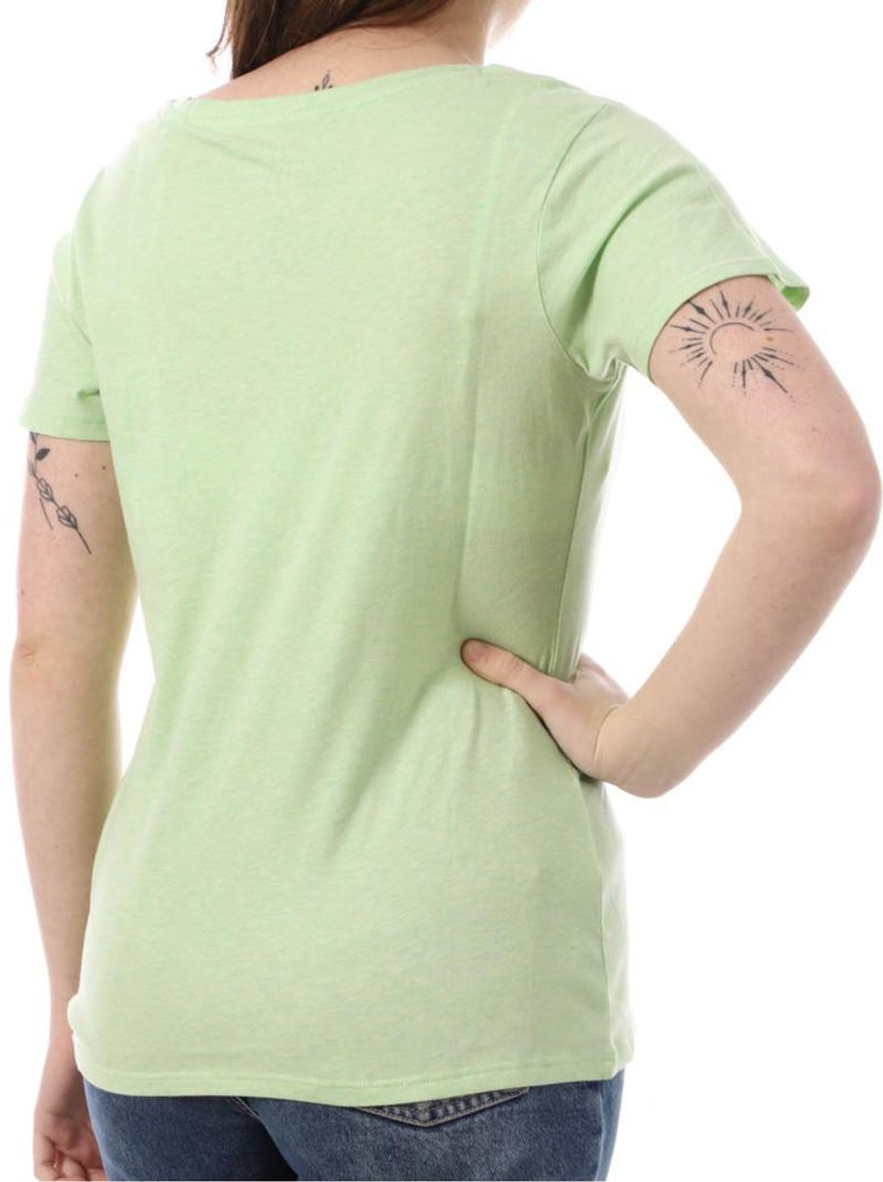 T-shirt Femme Teddy Smith Vert - Kiabi