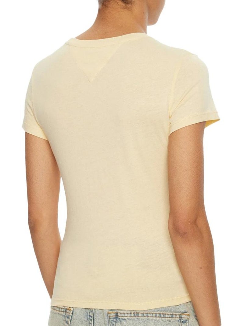 T-shirt Femme Tommy Hilfiger Beige - Kiabi