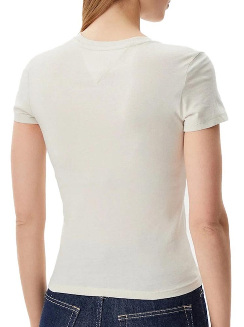 T-shirt Femme Tommy Hilfiger Beige - Kiabi