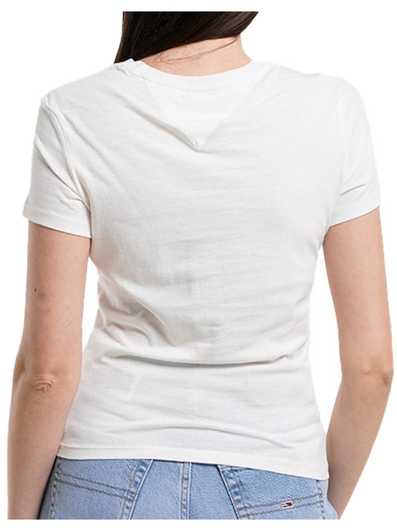 T-Shirt Femme Tommy Hilfiger Blanc - Kiabi