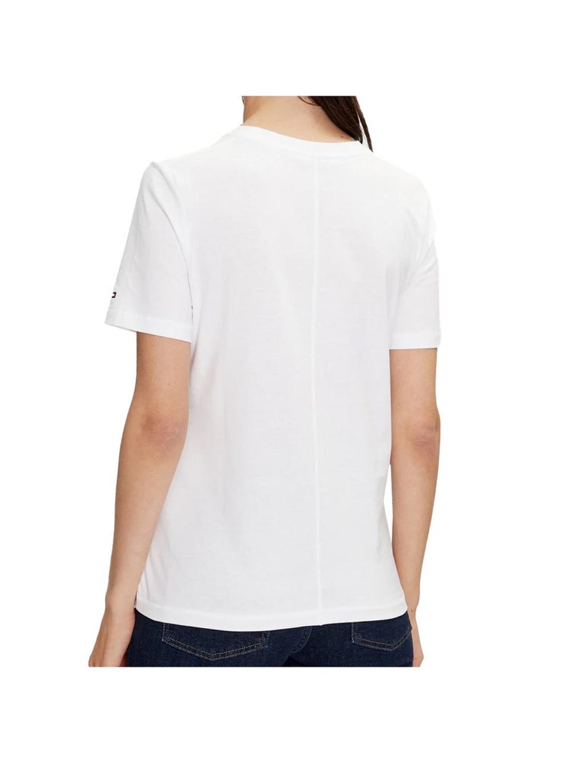 T-shirt Femme Tommy Hilfiger Blanc - Kiabi