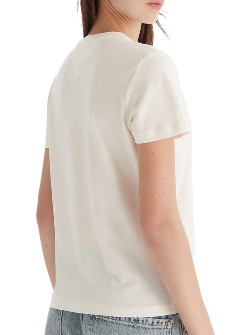 T-Shirt Femme Tommy Hilfiger Blanc - Kiabi