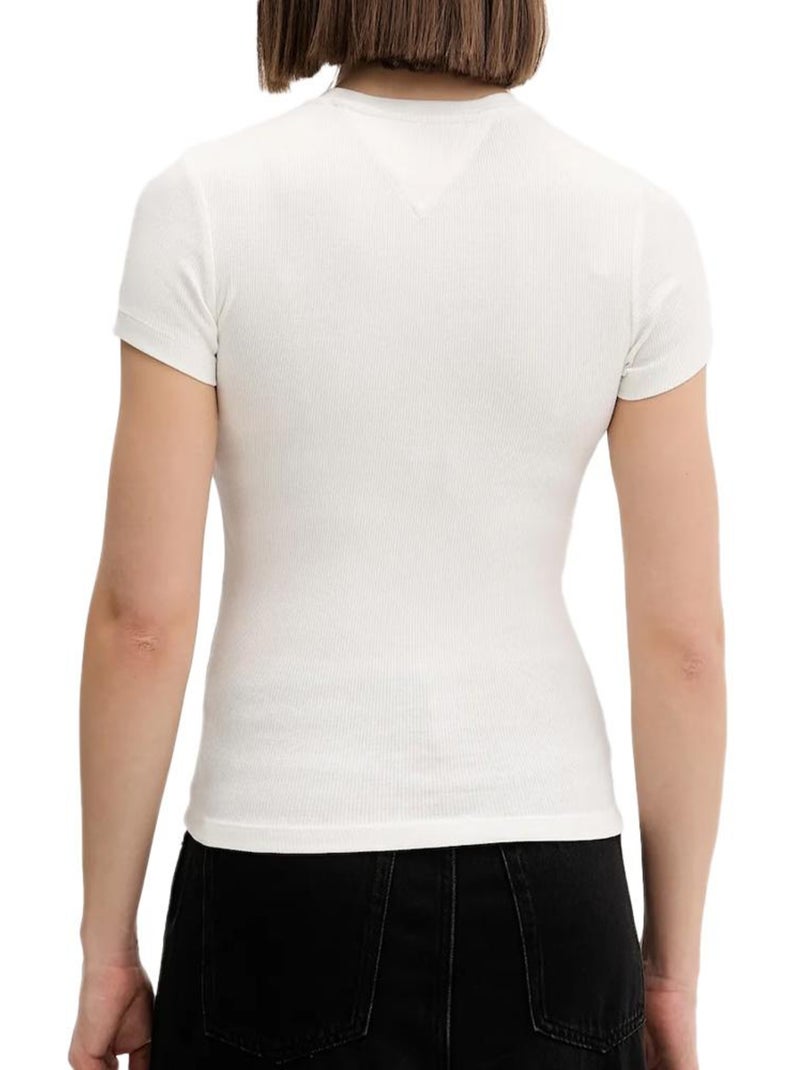 T-Shirt Femme Tommy Hilfiger Blanc - Kiabi