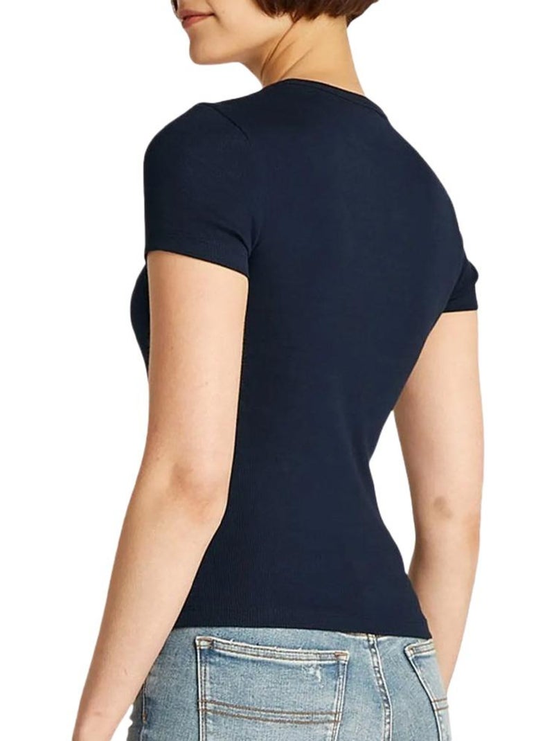 T-Shirt Femme Tommy Hilfiger Bleu marine - Kiabi