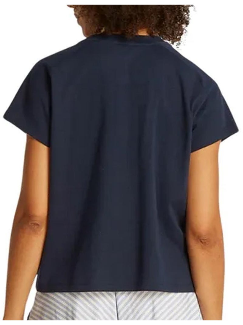 T-Shirt Femme Tommy Hilfiger Bleu marine - Kiabi