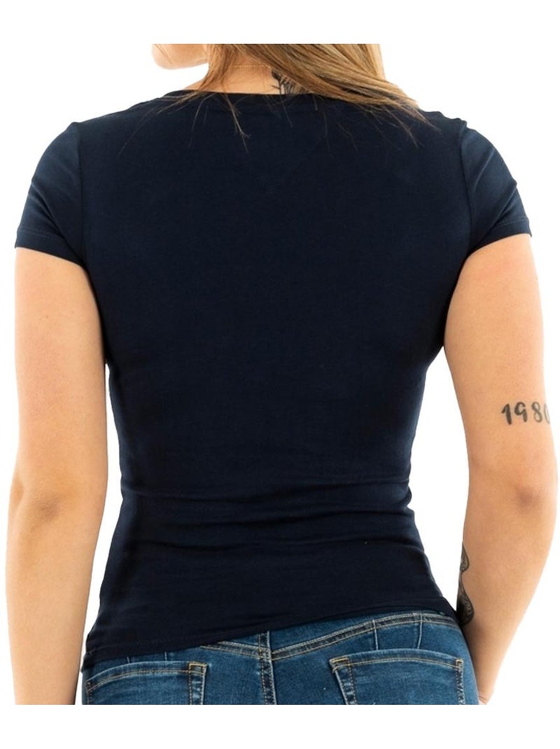 T-shirt Femme Tommy Hilfiger Bleu marine - Kiabi