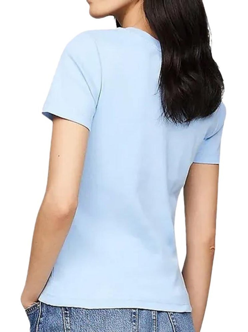 T-shirt Femme Tommy Hilfiger Bleu - Kiabi