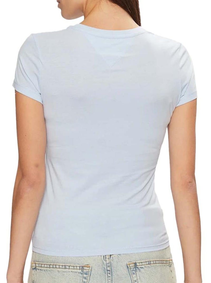 T-shirt Femme Tommy Hilfiger Bleu - Kiabi
