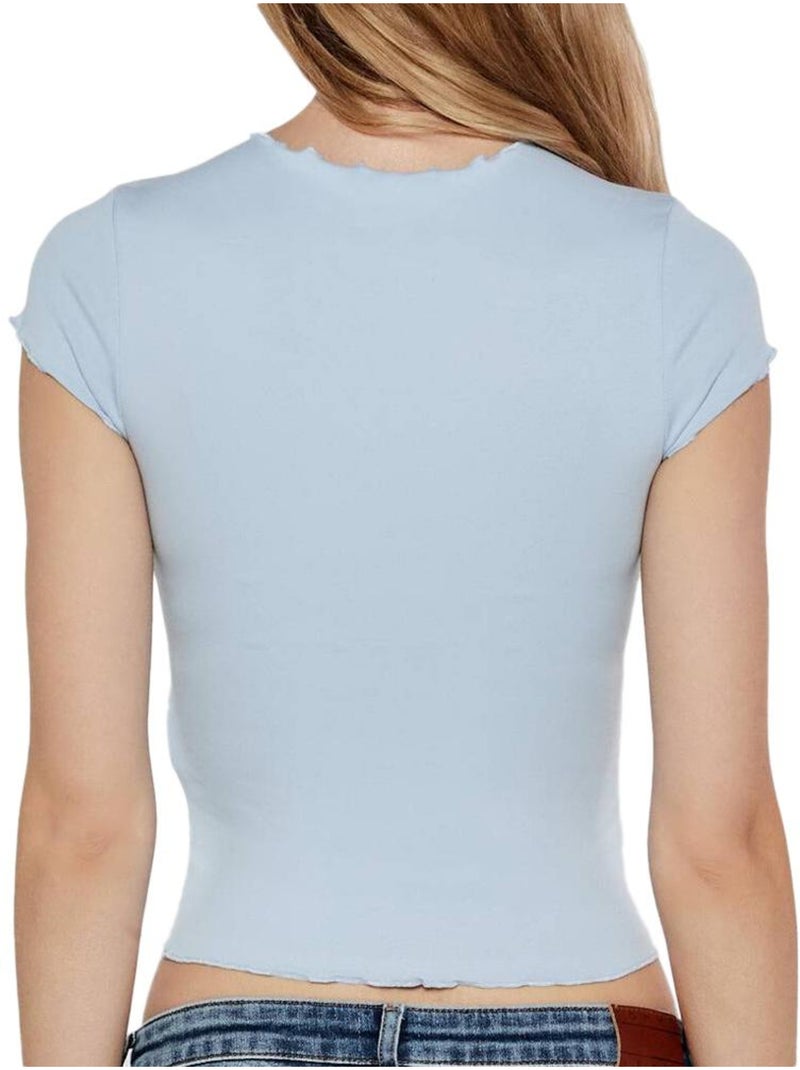 T-Shirt Femme Tommy Hilfiger Bleu - Kiabi