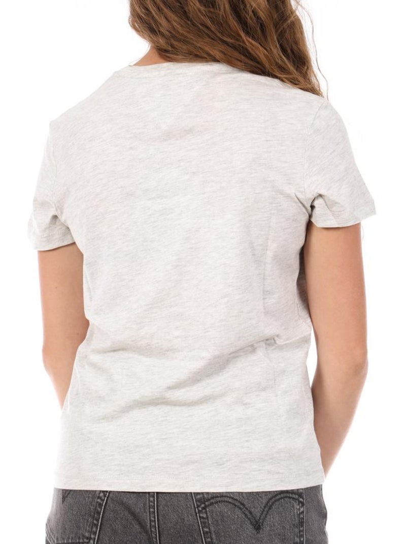 T-shirt femme tommy hilfiger Gris Argenté - Kiabi