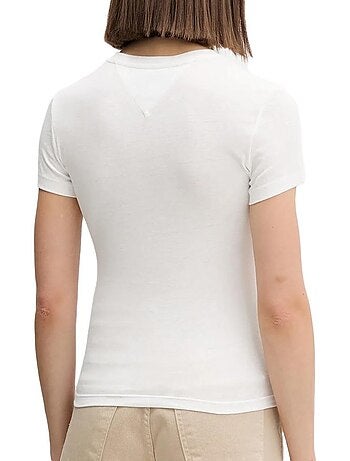 T-Shirt Slim Femme Tommy Hilfiger Logo