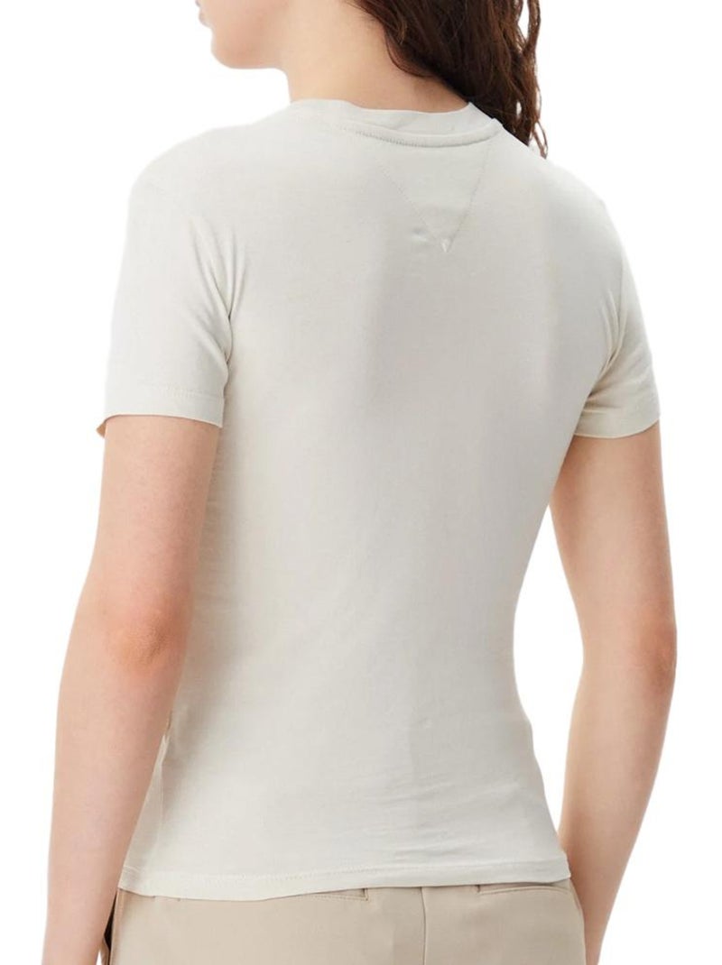 T-shirt femme tommy hilfiger night navy Beige - Kiabi