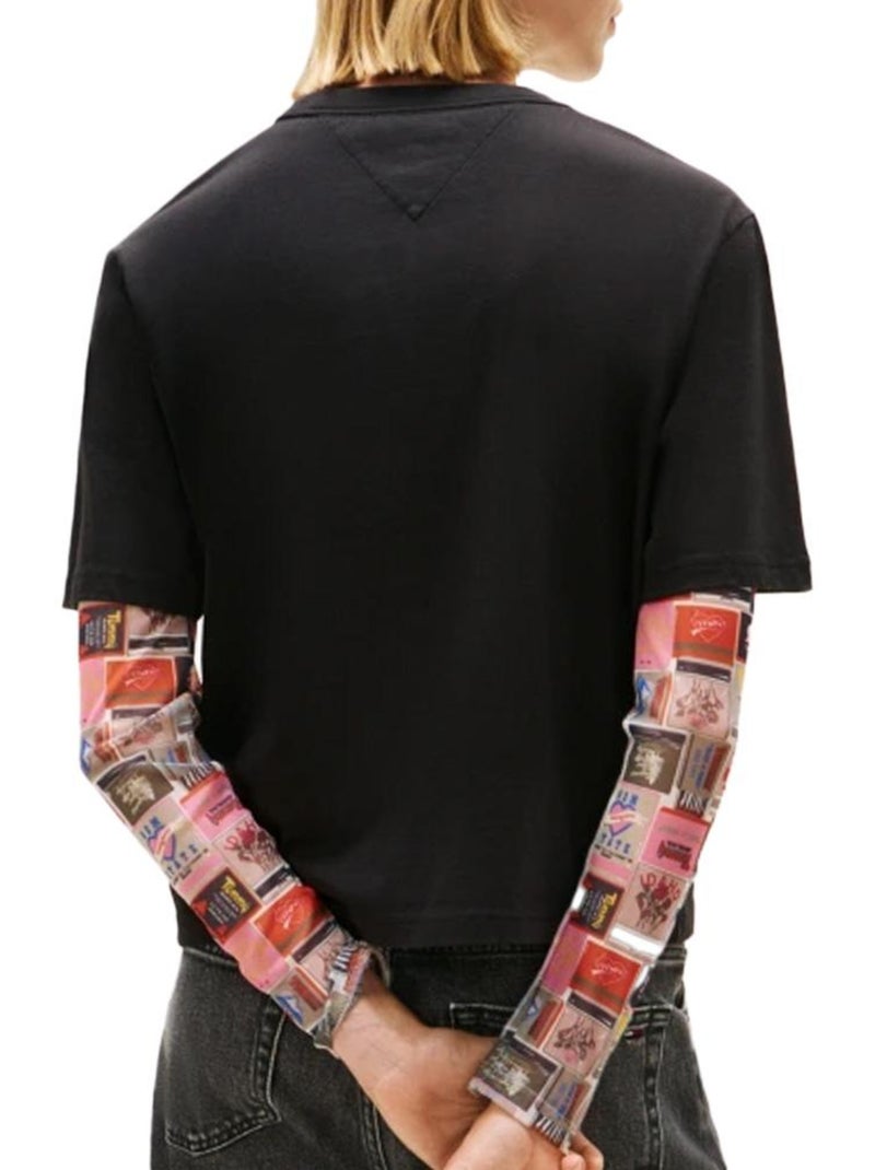 T-shirt Femme Tommy Hilfiger Noir - Kiabi