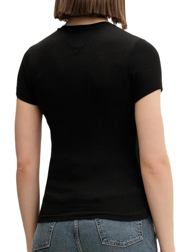 T-Shirt Femme Tommy Hilfiger Noir - Kiabi