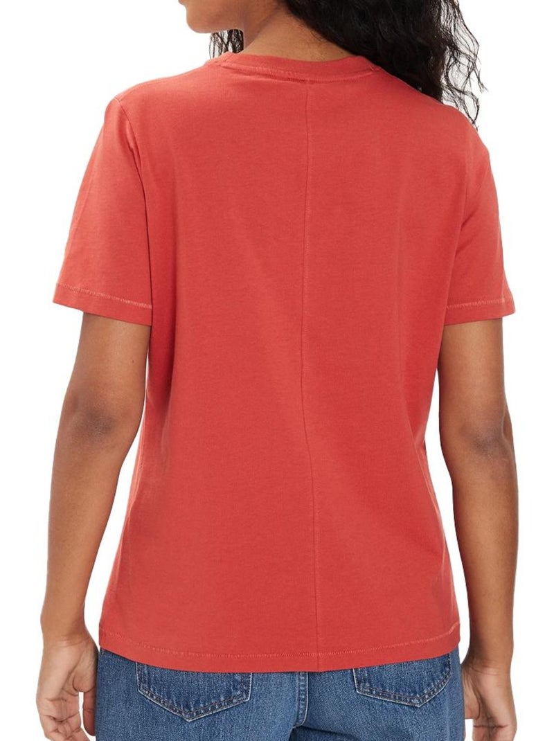 T-shirt Femme Tommy Hilfiger Orange - Kiabi