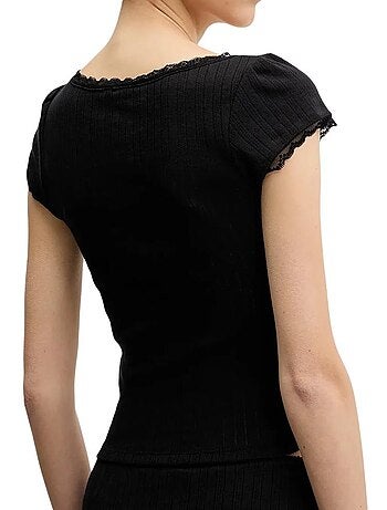 T-shirt Femme Tommy Hilfiger Pointell